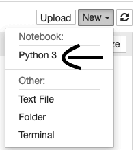 Opening a new Python script in Jupyter Notebook